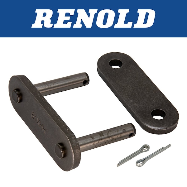 Renold CONNECTING LINK - SD 81XHH, 2.609in. PITCH, COTTER PIN SLIP FIT, CARBON STEEL SD81XHHS11I - main